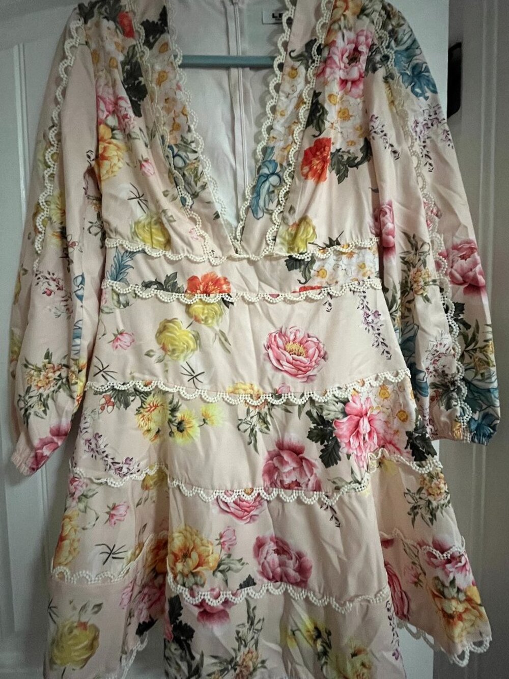 Pink, Floral Dress